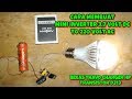 Mini Inverter 3,7 volt DC to 220 volt ac untuk lampu emergency