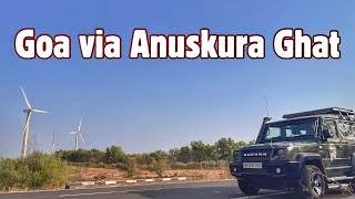 Pune to Goa | We took a new route | Anuskura Ghat | Road condition, Traffic etc.