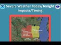 Severe Weather Briefing for Southern Wisconsin 1220 PM 5/30/2013