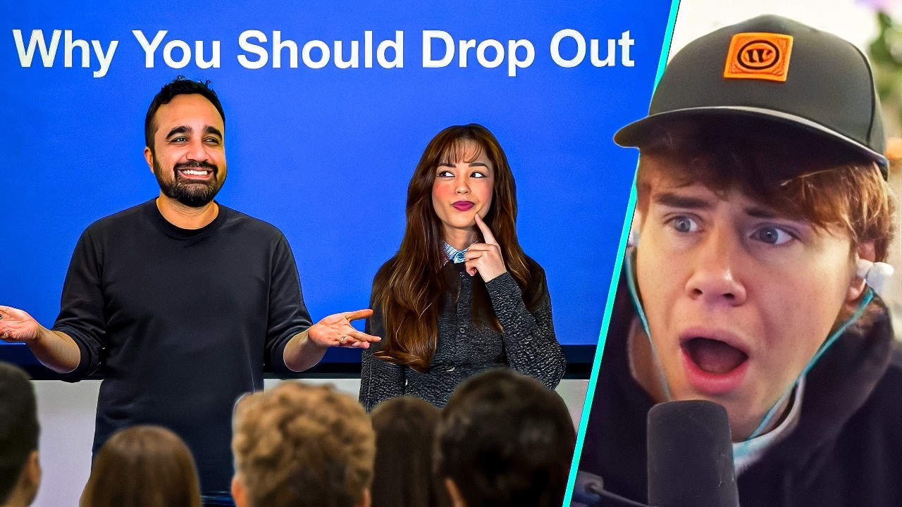 Блау реагирует на то, что Валькирае и Сквикс преподают в колледже.