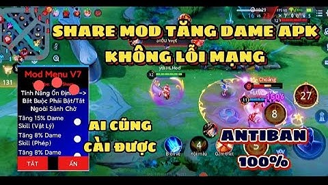 Mod Tăng Nhẹ Dame Tướng Liên Quân Antiban | Địch Không Biết