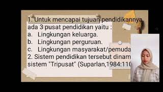 TUGAS INDIVIDU MK PENGANTAR PENDIDIKAN, MATERI PENGERTIAN, FUNGSI DAN JENIS LINGKUNGAN PENDIDIKAN.