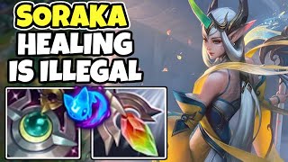 Challenger SORAKA shows why her healing needs to be nerfed | Soraka Support| 13.24 League of Legends