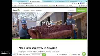 Load Up Junk Removal Atlanta Website Review
