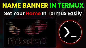 Termux Name Banner Guide: From Basic to Customized | By Technolex