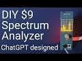 [$9] DIY eurorack modular synth ChatGPT designed Spectrum Analyzer w/ Arduino nano & MSGEQ7