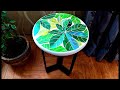 Mosaic coffee table DIY * Leaf table DIY * Столик из мозаики своими руками *Кофейный столик *Листья