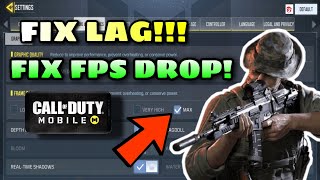 HOW TO FIX LAG IN COD MOBILE 2020 | TIPS TO FIX LAG IN CALL OF DUTY MOBILE | CALL OF DUTY LAG FIX