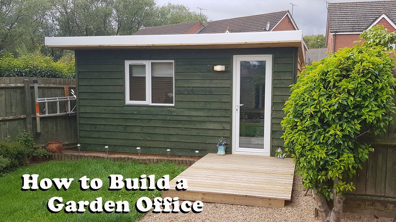 How to build your own garden office from scratch in under 