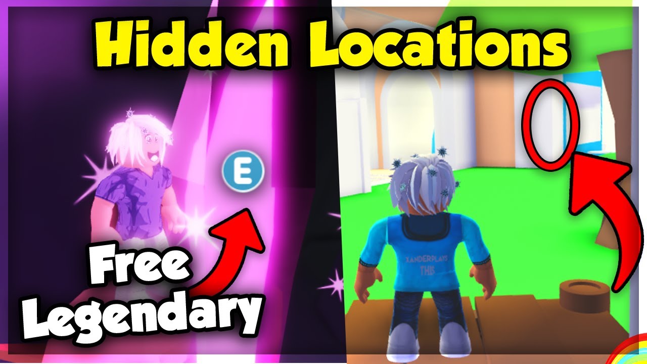 Top Secret Location For Free Legendary Neon Pets In Adopt Me