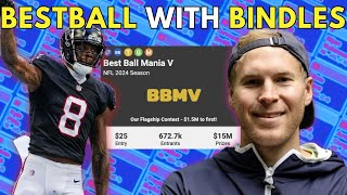 HOW TO WIN BEST BALL MANIA 5 W/ PETER OVERZET! | 2024 Fantasy Football Mock Draft