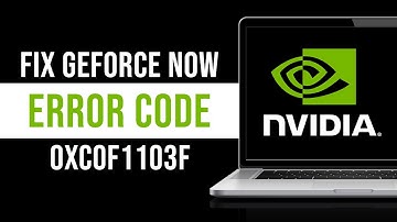 How to Fix Geforce Now Error Code 0xc0f1103f  (Tutorial)