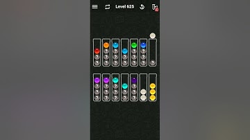 Ball Sort Color Water Puzzle Level 625