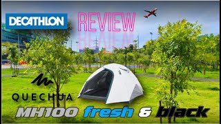 DECATHLON เต็นท์ QUECHUA รุ่น MH100 Fresh & Black สำหรับ 3 คน
