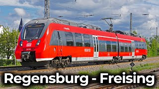 Im Regionalexpress nach Oberbayern | Führerstandsmitfahrt: Regensburg - Freising | TALENT 2 – BR 442