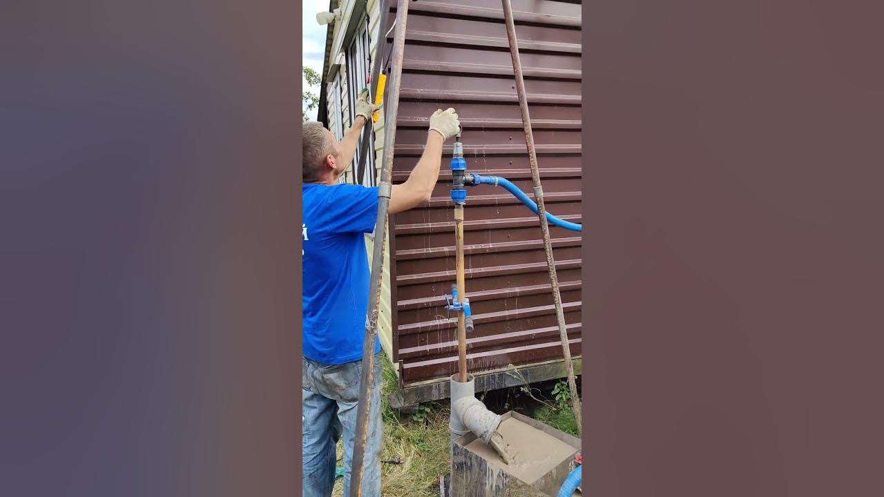 Спайдер для ручного гидробурения абиссинской скважины - спина скажет ...