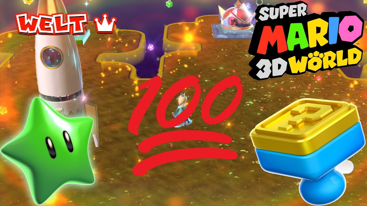 Super Mario 3d World Welt Stern 9 Super Mario 3D World: Welt 12: Kronenwelt 👑 (Bonuswelt): Alle Sterne