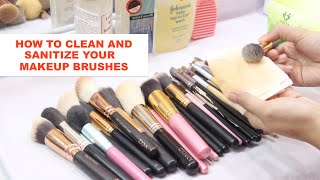 HOW TO CLEAN AND SANITIZE MAKEUP BRUSHES - candyloveart
