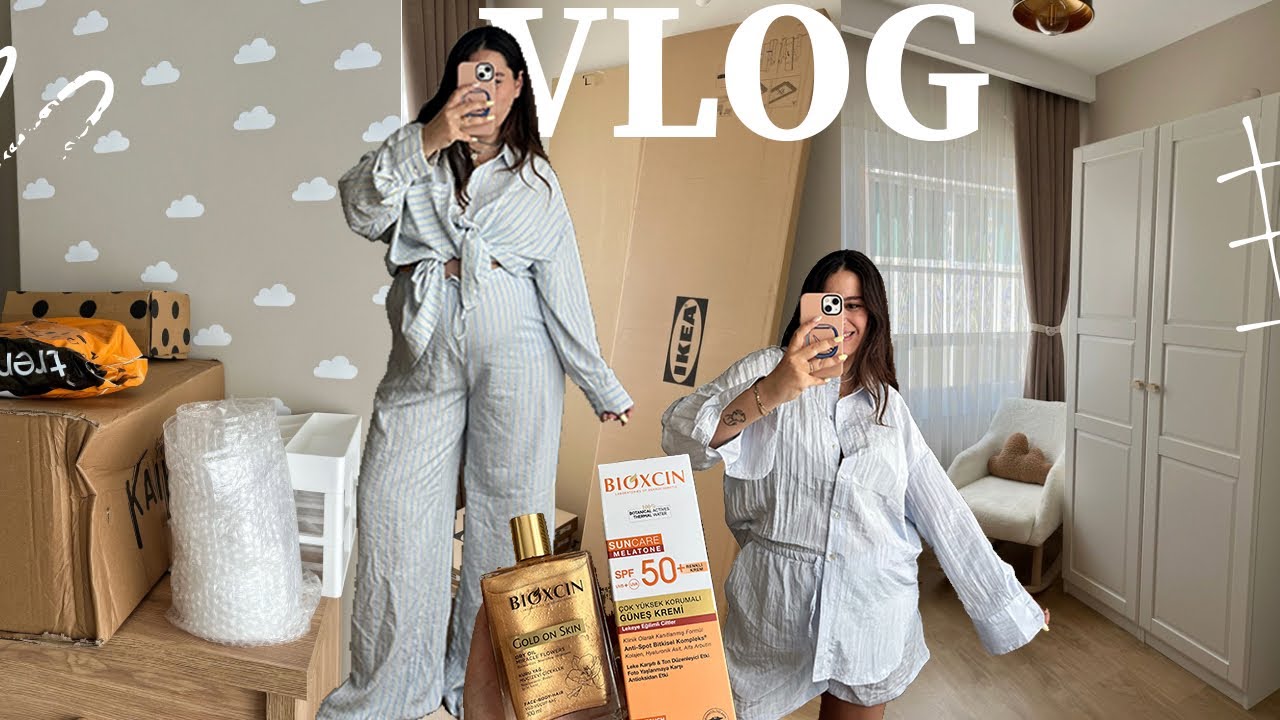 ANNEMLE ALIŞVERİŞTEYİZ🛍️Kargoları Beraber Açalım|Makyaj Masamı Düzenliyorum,Mutfak Çekmecesi Düzeni