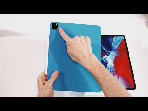 Apple Smart Folio case for 12 9 inch iPad Pro 4th generation 2020 Surf Blue review