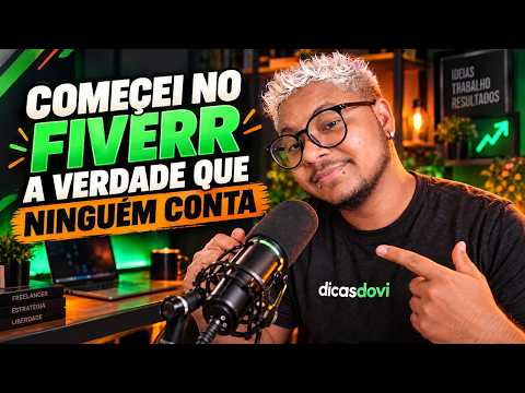 Minha experiência REAL no Fiverr — quanto ganhei, quanto tempo levou e o que aprendi