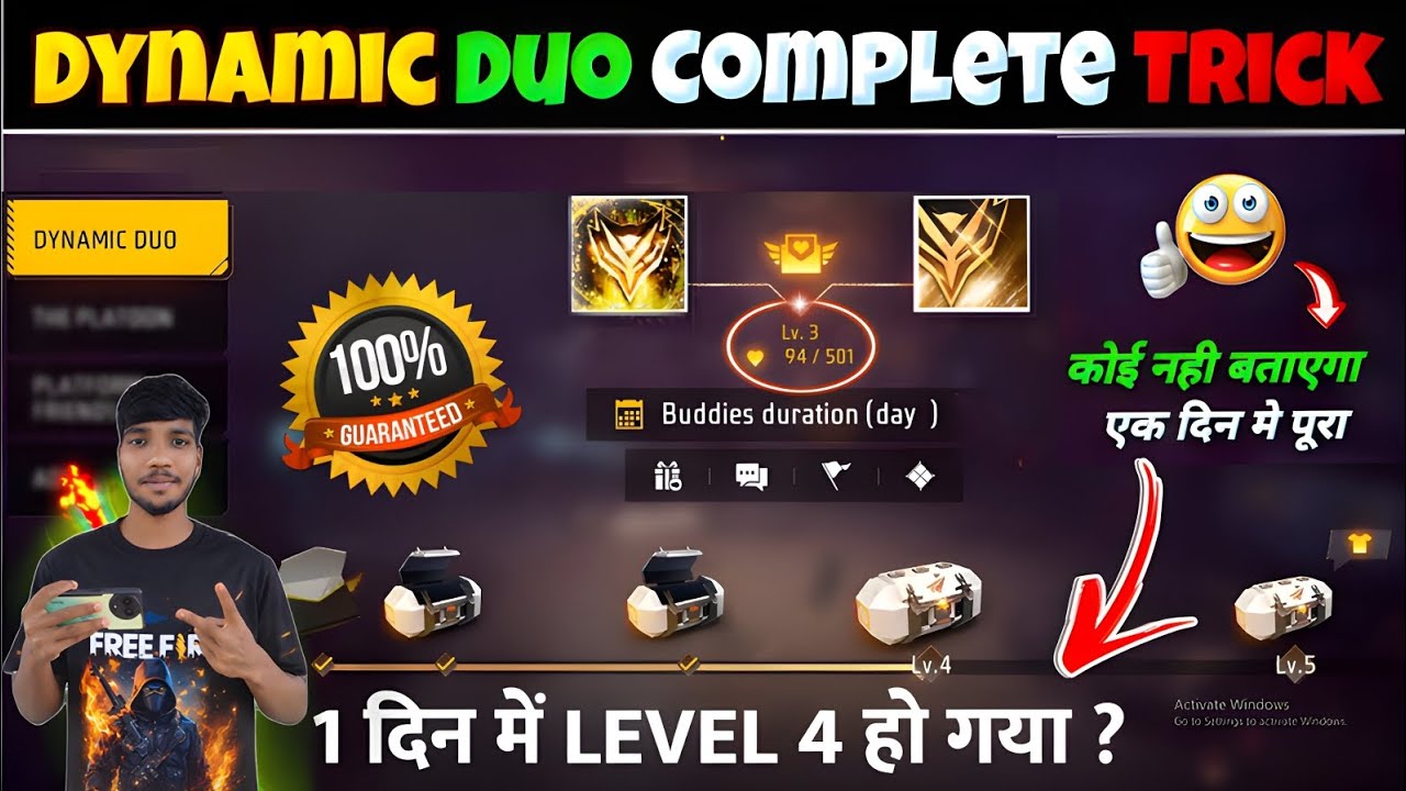 100% Dynamic Duo Complete in 1 Day 2026 🔥🤯 || How To Increase Fast Dynamic Duo Point in Free Fire 