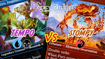 Dimir Tempo vs Mono Red Stompy - Paper Legacy MtG