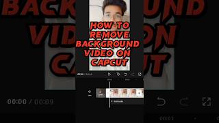 how to remove background video on capcut#shorts #shortvideo #capcut #viral