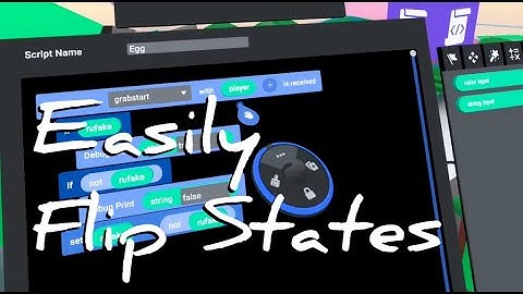 Facebook Horizon: Toggle Booleans