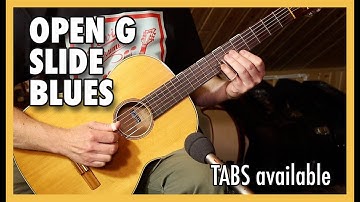 Tin Can Man - Open G Slide Blues Guitar (TABS + VIDEO  LESSON available)