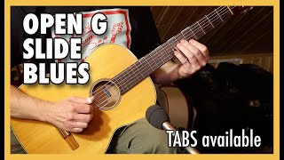 Tin Can Man - Open G Slide Blues Guitar (TABS + VIDEO  LESSON available)