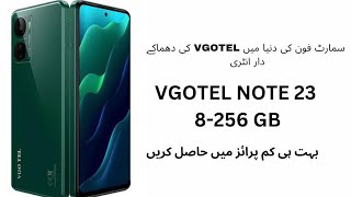 VGOTEL NOTE 23 8-256 GB Helio G99 6nm processor unboxing & Full review Video #vgotel