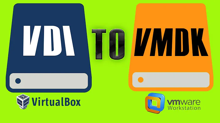 Convert a VirtualBox VDI Disk File to a VMware Workstation VDMK File to Be Used  for a VMware VM