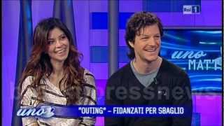 Outing, fidanzati per sbaglio - Andrea Bosca e Claudia Potenza @ Uno Mattina cafe'