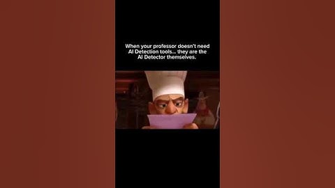 When your professor doesn