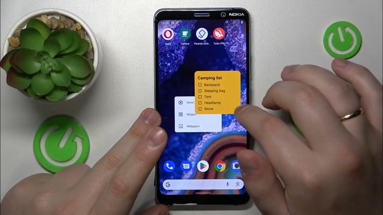 how-to-add-sticky-note-to-home-screen-on-nokia-9-pureview-youtube