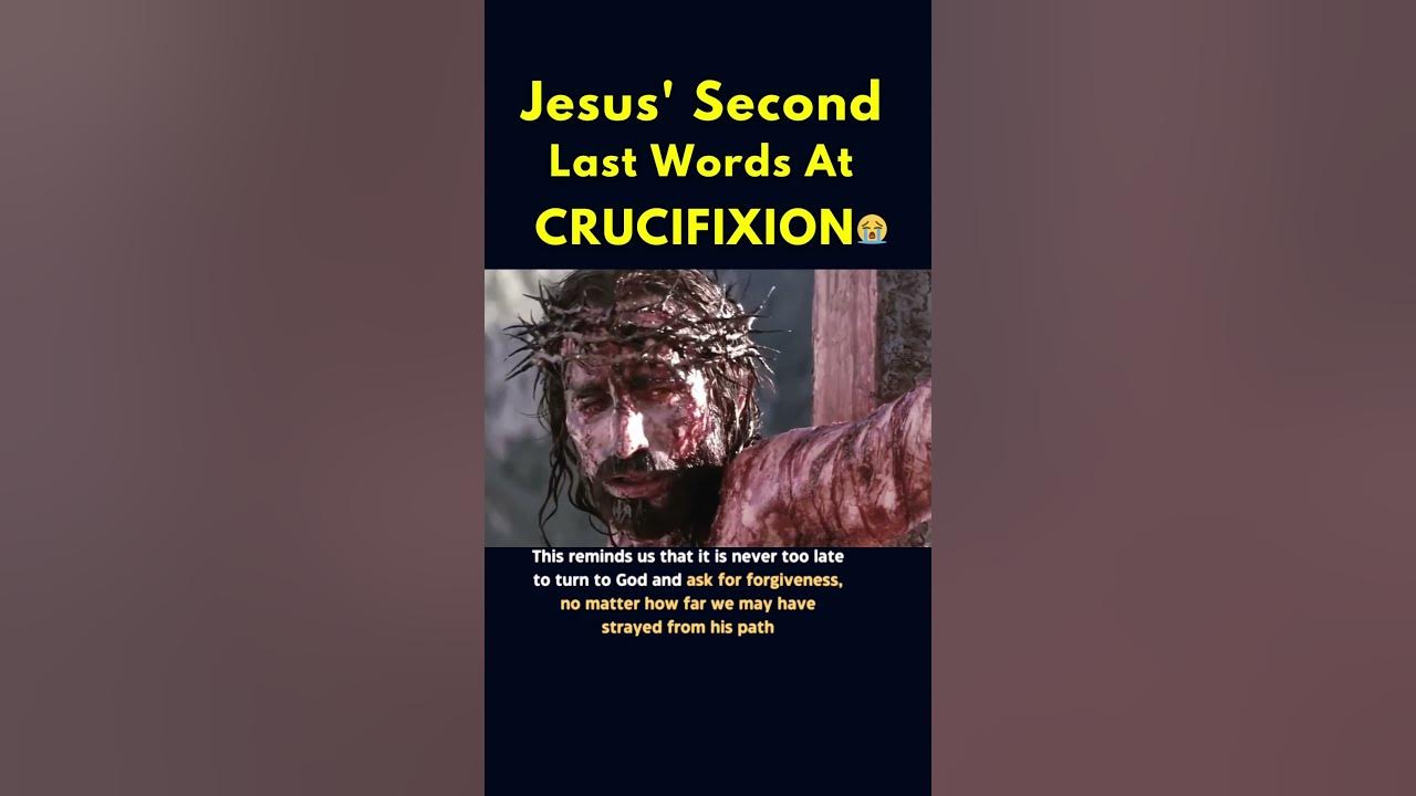 Jesus' Second Last Words 😢😱 #shorts #youtube #catholic #bible #fyp シ