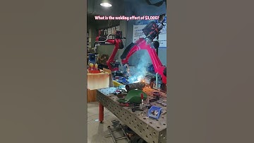Six-axis welding robot factory only $4,000 #industry #automation #welding #spraying #palletizing