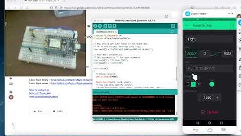 เชื่อมต่อ IoT NodeMCU Esp8266 กับ Application blynk