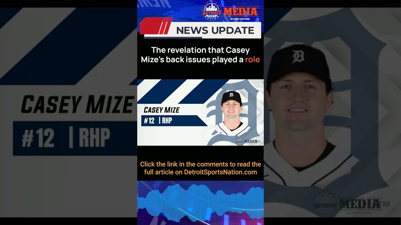 Casey Mize Reveals Secret Back Issues Behind Major Elbow Surgery?!