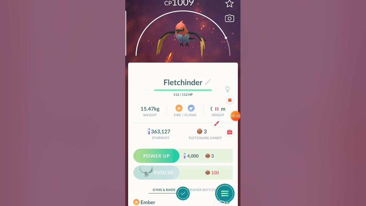 Fletchling evolution to Fletchinder YouTube