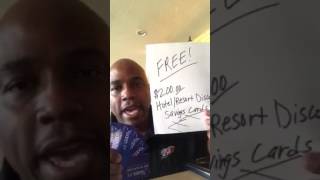 I'm giving away "FREE" $200 VIP Hotel savings cards!