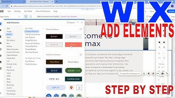 ✅  How To Add Elements On Wix 🔴