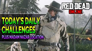 May 21 Red Dead Online Daily Challenges & Madam Nazar Location - Complete RDR2 Daily Challenges