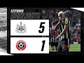 Newcastle united 5 sheffield united 1  extended premier league