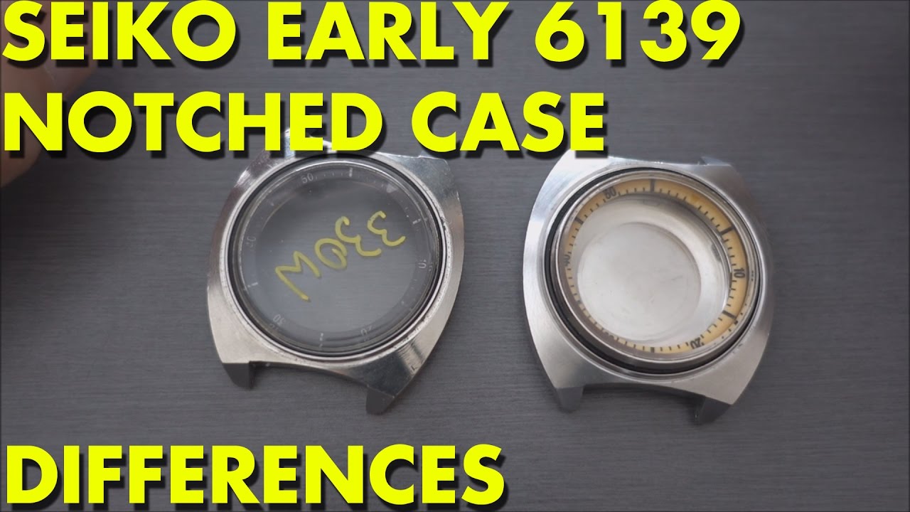 SEIKO 6139-6000 and 6139-6002 Case Differences - EXPLAINED! - YouTube