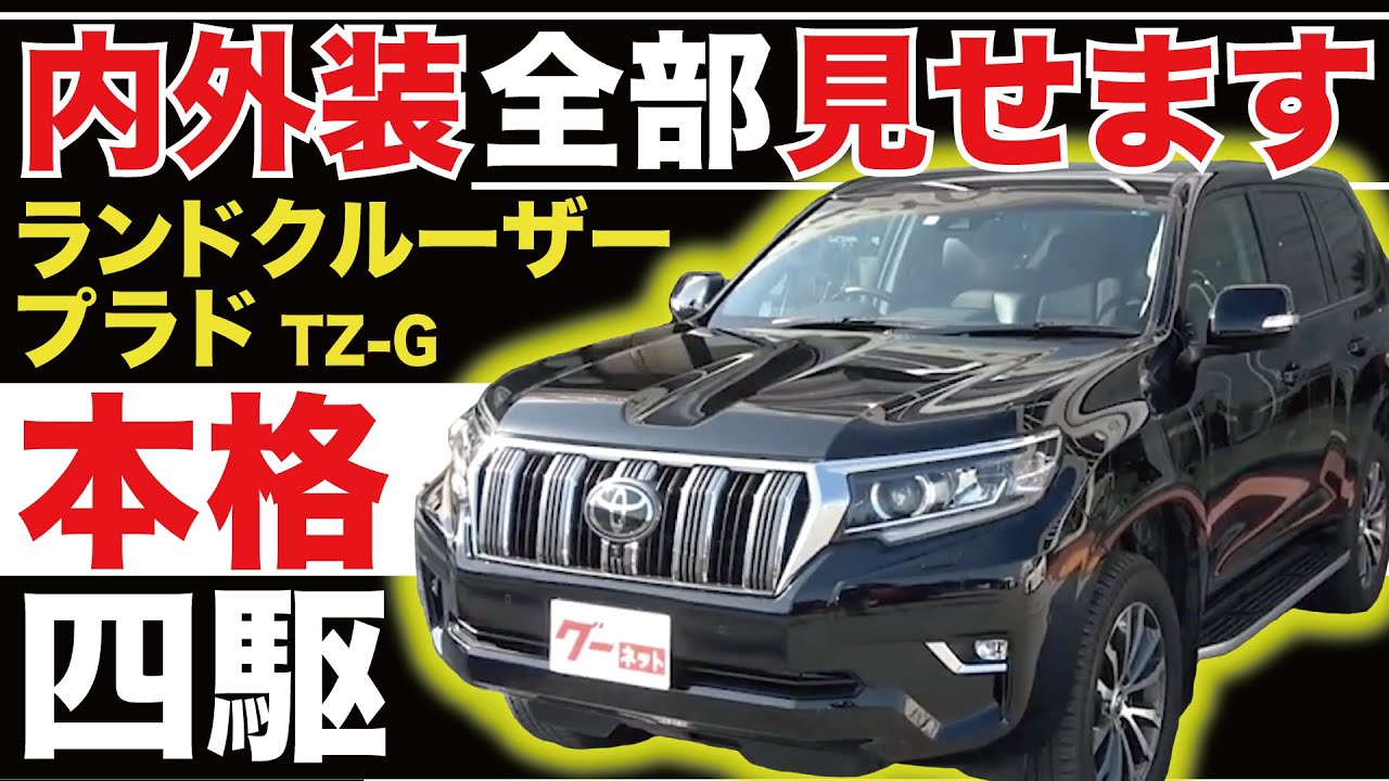 ランドクルーザープラド TZ-G】内外装全部見せます！今すぐ買える中古