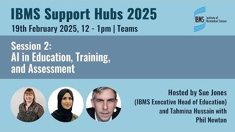 IBMS Support Hubs 2025 Session 2
