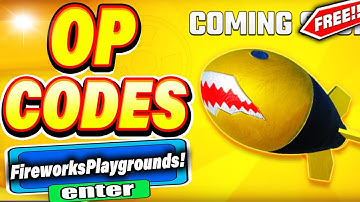 ALL NEW *SECRET CODES* IN ROBLOX FIREWORKS PLAYGROUND (new codes in roblox Fireworks Playground) NEW