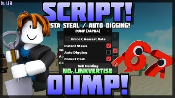[NEW 💎] Dump 🔥 No Linkvertise! Insta Steal / Auto Digging! 🔥 PC & Mobile! (2025)